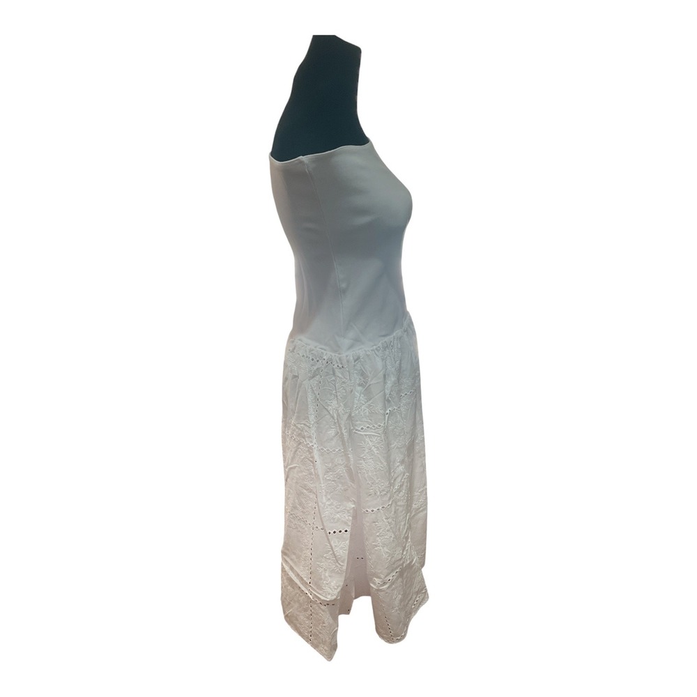 WEWOREWHAT strapless white multi dress Sz L NWT - Picture 2 of 5